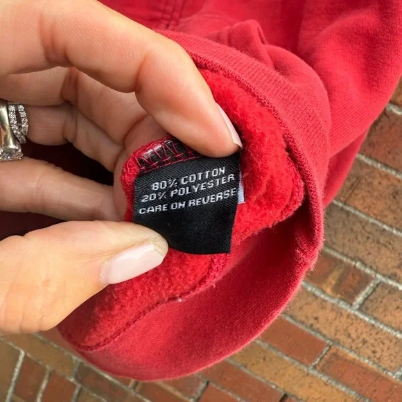 The Black Dog Red Kids Hoodie with Dog Graphic - Picture 6 of 7